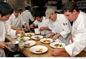 kitchen staff and chef uniforms
